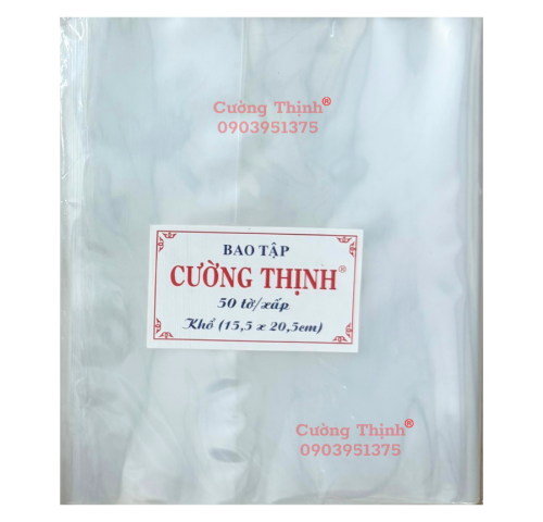 Bao tập không nai - 50 tờ/xấp